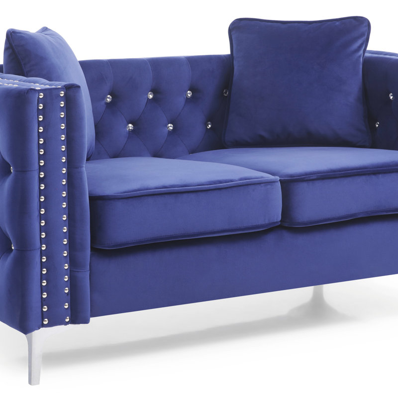 Causeuse élégante et contemporaine, élégance, Bleu