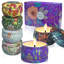 6-Piece Scented 2.5 Oz Mini Tin Candle Gift Set With Soy Wax (120H Burn Time)