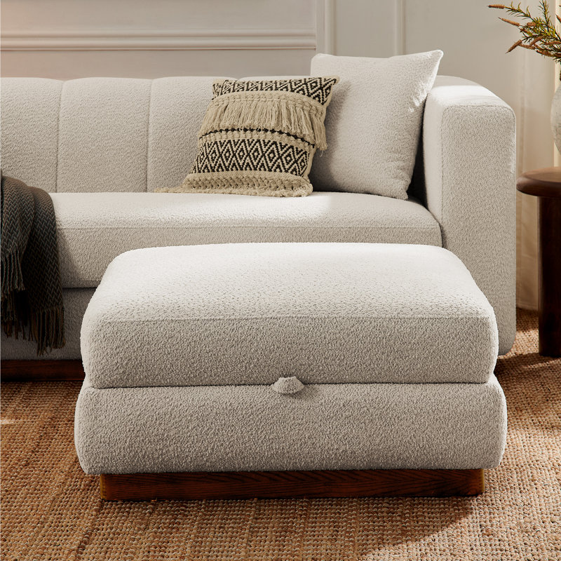  Repose-pieds 35 po avec rangement intérieur, Boucle