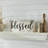 Celebrate Grace Blessed MDF Sign 7x16x1