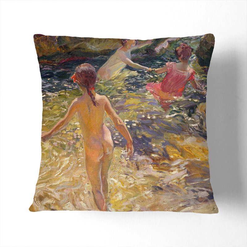 Square Cushion, 40cm H x 40cm W x 15cm D, Black