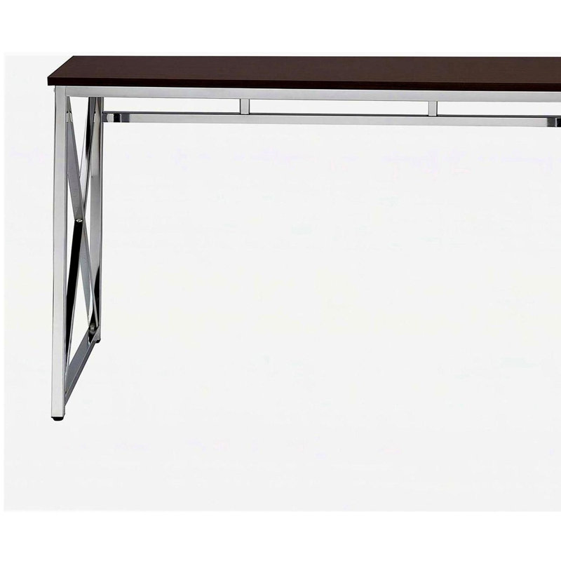 Bureau en MDF Madison / chrome Madison