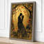 Lovers in Gold Art Deco - Wrapped Canvas-757931122-757931133