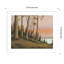 «Distance Lakeshore n ° 2» par Michael Willett, reproduction d'art encadrée sur bois-1107517417