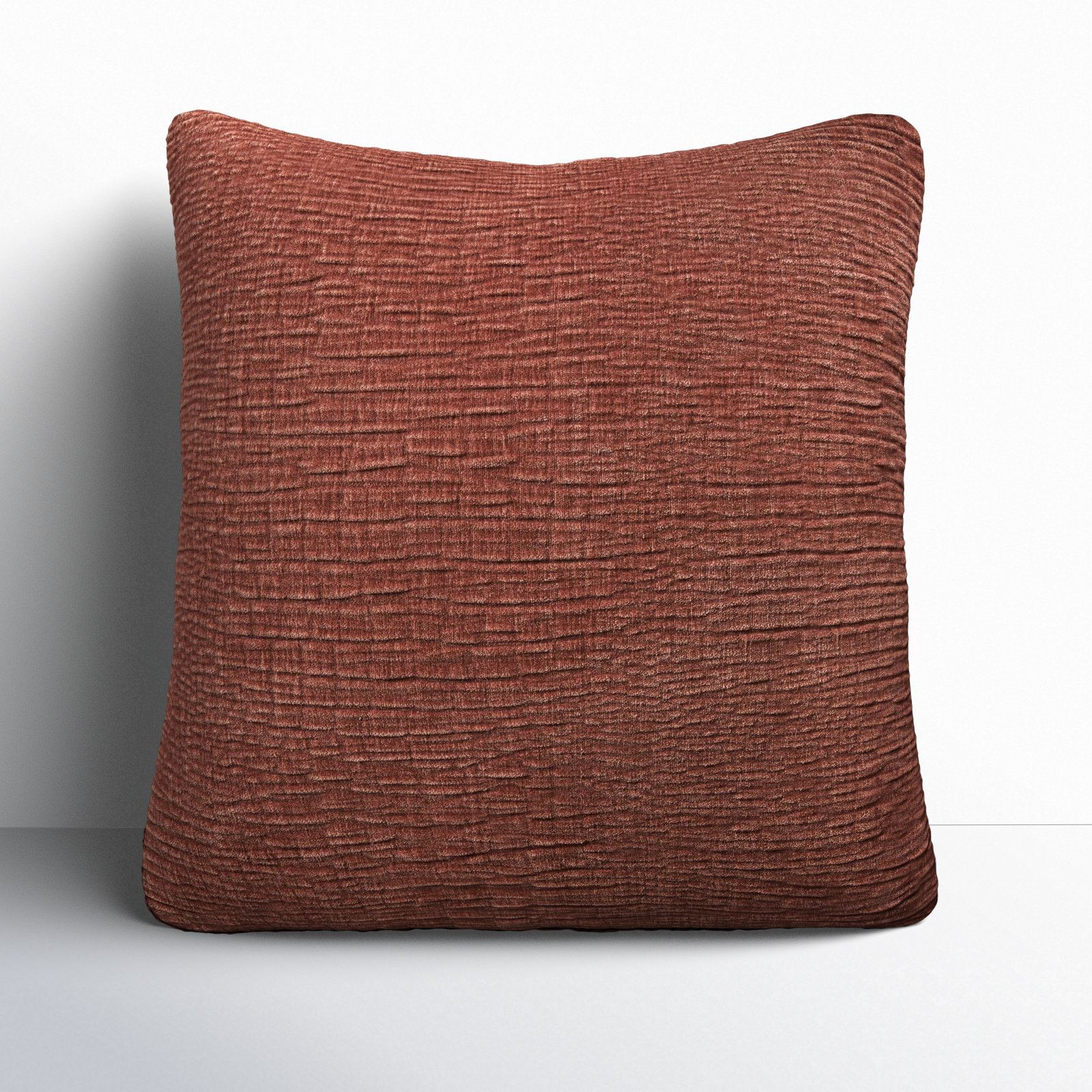 Edan Throw Pillow, Down, Copper, 22"H x 22"W