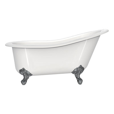 Shropshire 61" x 30" Freestanding Slipper Bathtub
