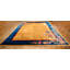 1920s Antique Warm Gold Ground Floral Modern Knotted Chinese Art Deco Carpet Rug