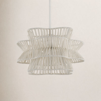 Towne 1 - Light Dimmable Woven Rope Pendant