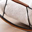 Chaise berçante de salon crème-101796979