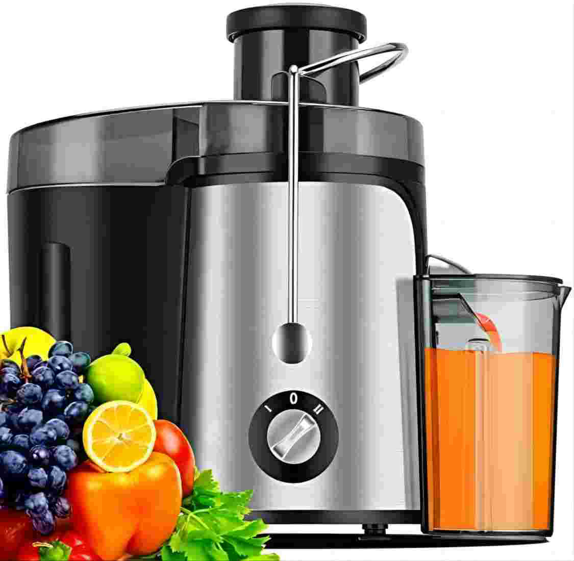 Centrifugal Juicer 750 Watts Powerful 3 Inches Wide Mouth for