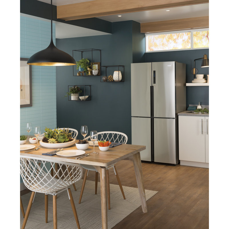 Haier 33" Stainless Steel Quad Door Smart Refrigerator