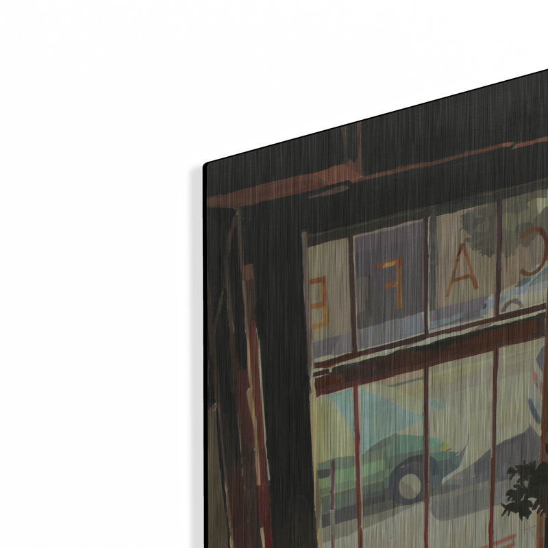  «The Great American Novel» par Keith Thomson, art mural en métal, H 24 po x l 16 po