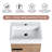 18'' Single Bathroom Vanity with Ceramic Top