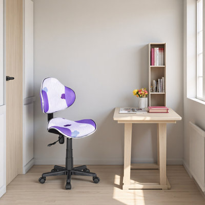 Chaise de bureau pivotante à 360 ° Aldous avec dossier en filet et hauteur réglable