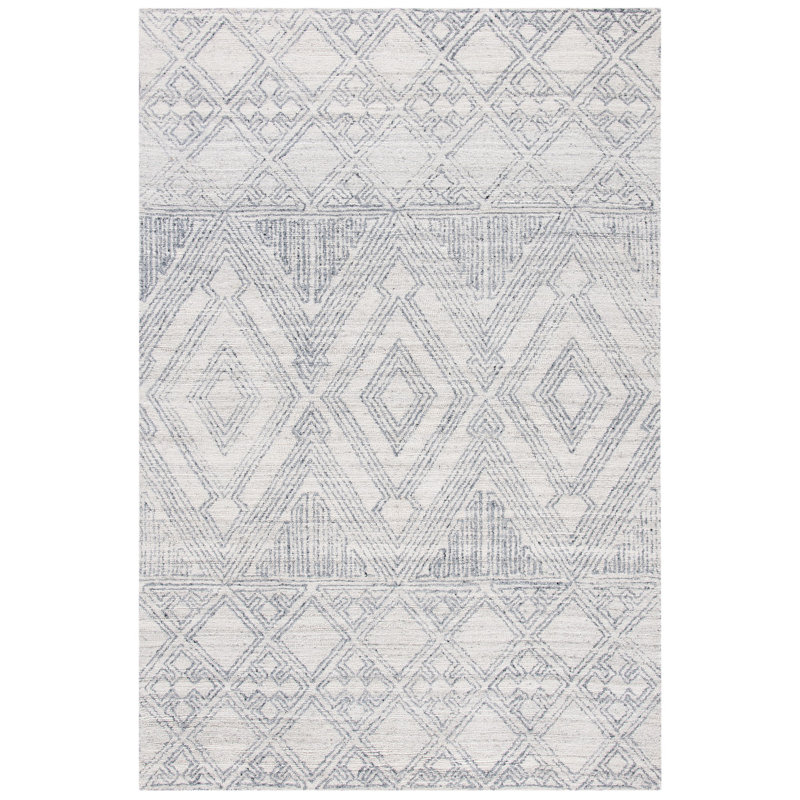 Abstract Hand Tufted Performance Southwestern Rug, Rectangle 2' x 3'