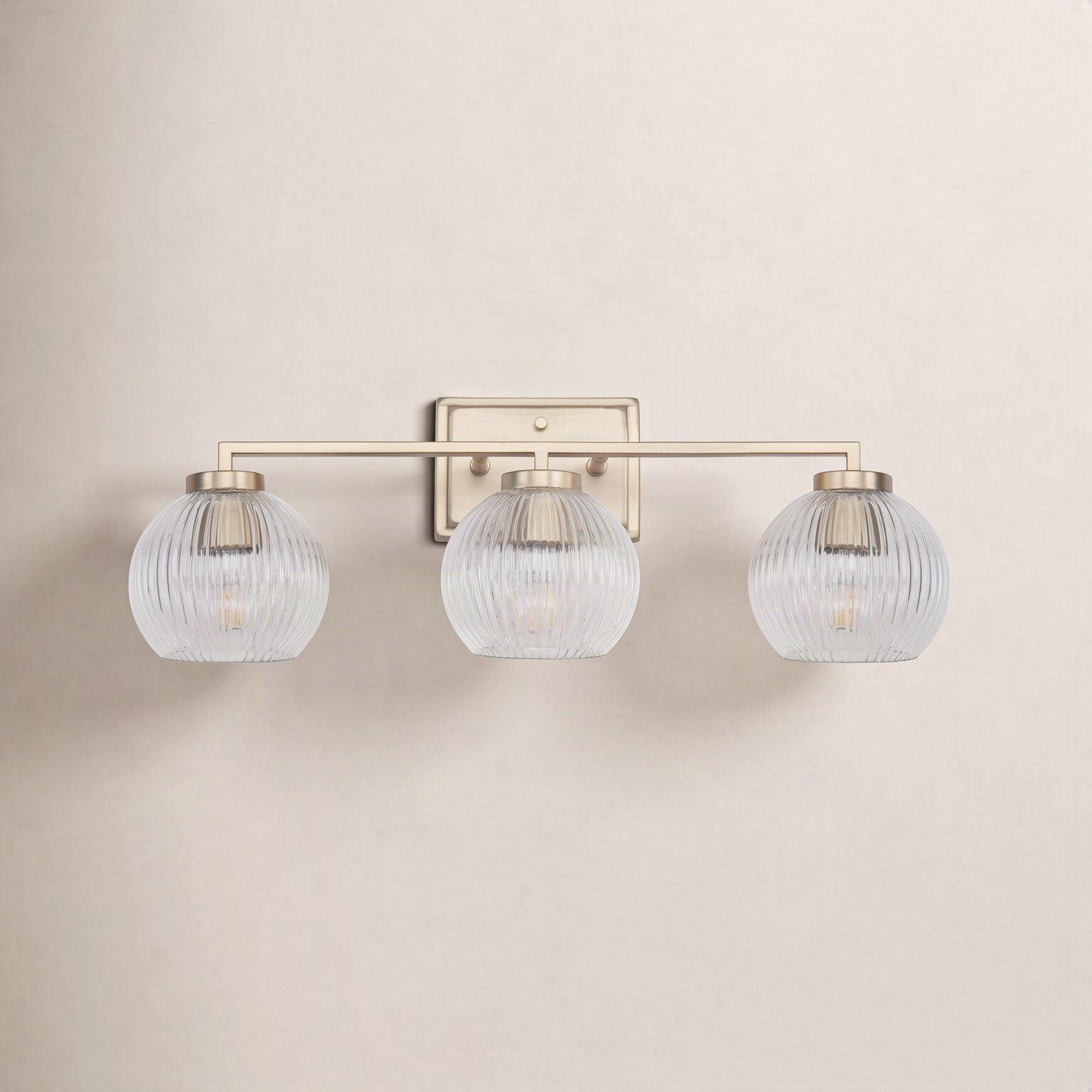 Deana 3-Light Vanity Light, Brushed Champagne Bronze