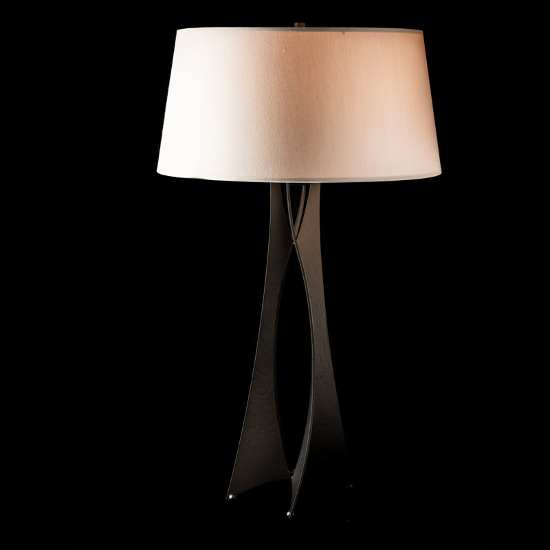 Moreau 33.4" Table Lamp, Oil Rubbed Bronze, Flax