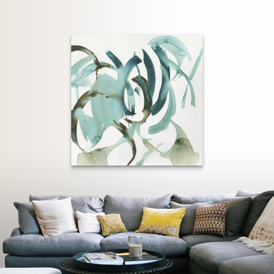 Reproduction d’art sur toile, "Hypnotic Curves II" par PI studio