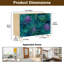 Buffet Buffet avec rangement Fantasy Celestial Blossom Nebula Floral avec 2 portes pour le salon et la cuisine