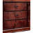 1Pc Nightstand With Hanging Pulls, Bedside Table