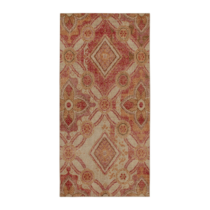 One-of-a-Kind Area Rug in Orange/Yellow, Runner 2'11" x 5'11"