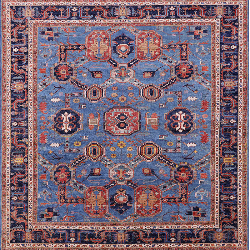 Moroccan Indoor Rug, Square 8'
