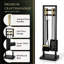 Ensemble d'outils de foyer 5 pièces, support monobloc de 76 cm-1289349475