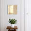 Key storage box, Opens to the right, 30x30x5, White, Natural stone texture full of elegance, 