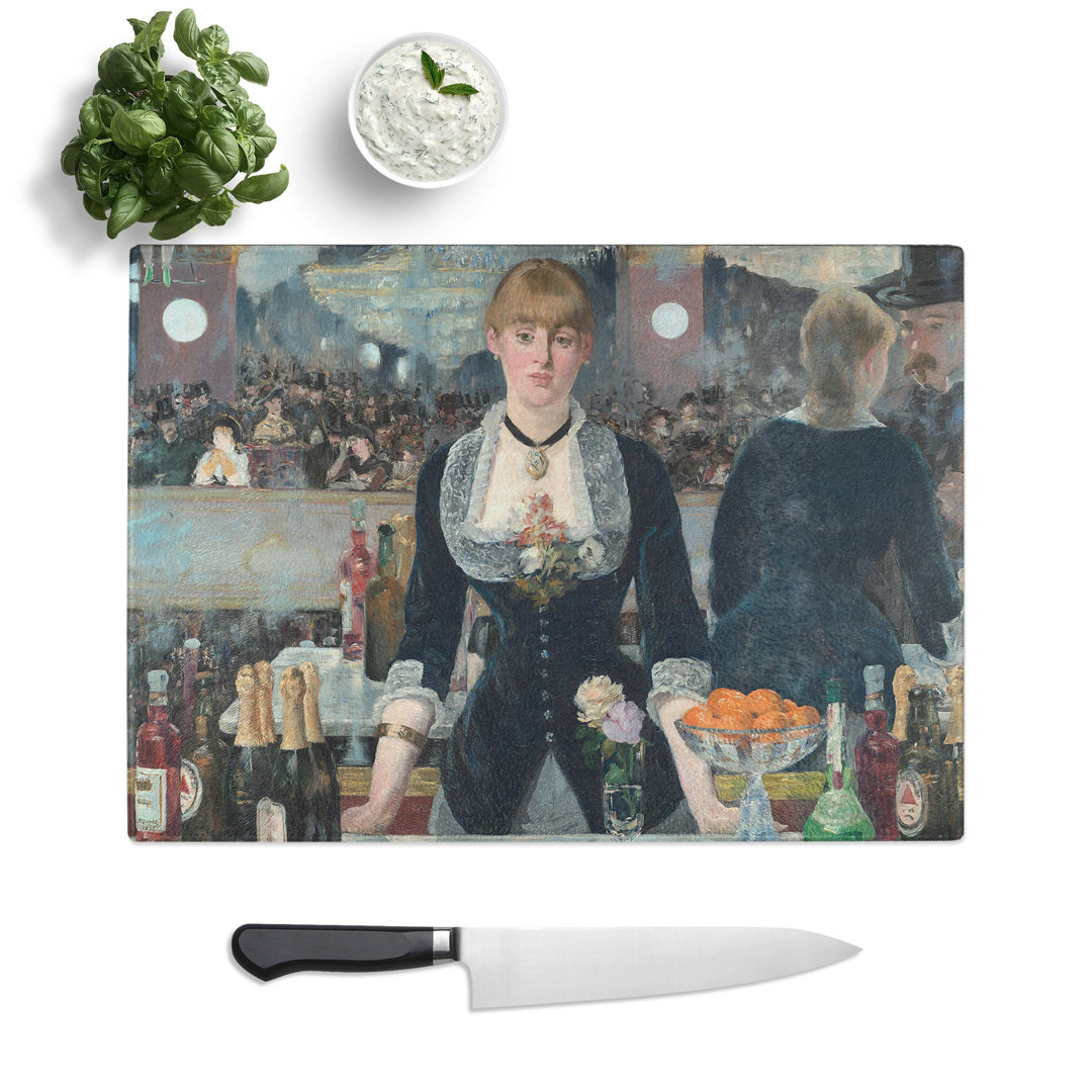 A Bar at the Folies-Bergere by Edouard Manet Chopping Board