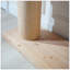 Console 59 "en bois minimaliste moderne avec colonne à piédestal - Élégante décoration décorative pour l'entrée, le salon et le couloir