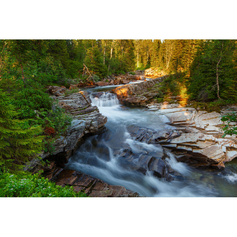 Winding Creek - photographie sur toile tendue, H 8 po x l 12 po