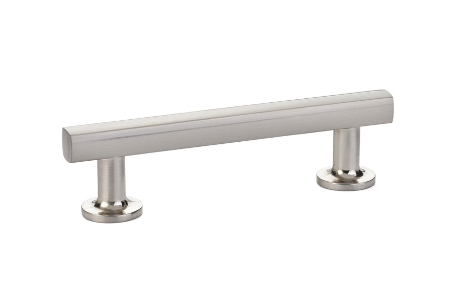 Freestone Trinity Bar Cabinet Pull, Satin Nickel, 6"