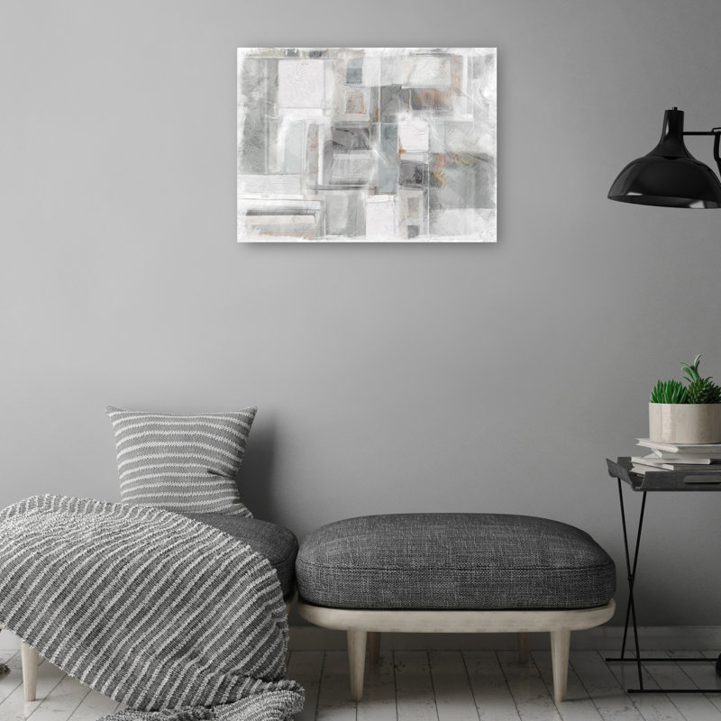 «Cubist II» par Studio Arts, reproduction d'art sur toile, H 11 po x l 14 po x P 1,5 po, Toile tendue