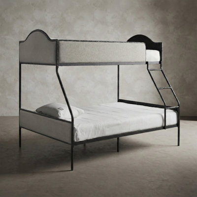 Gammill Forged Steel Upholstered Bunk Bed