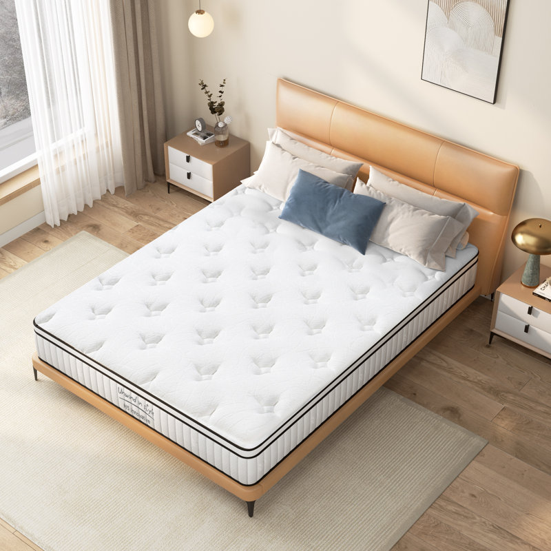 Aylward Medium Pillow Top Hybrid Mattress, 10", Queen