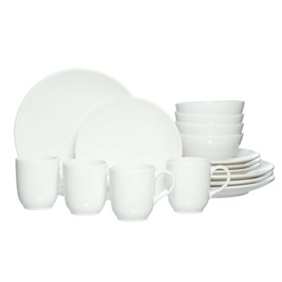 Piece Stoneware Dinnerware Set - Service for 4 (Set of 16)