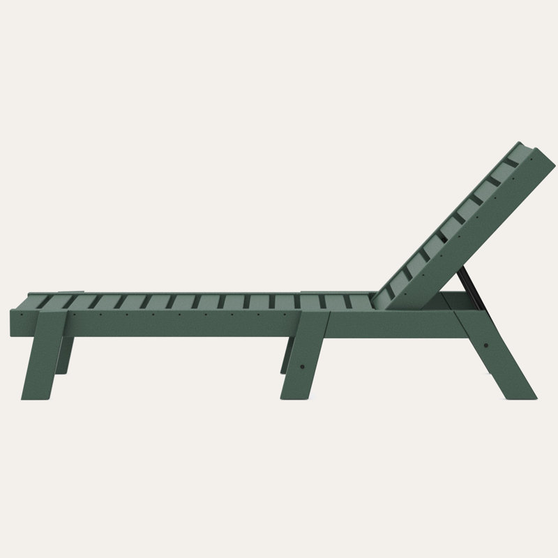 Chaise longue POLYWOOD, Vert forêt