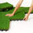 VC 12'' L x 12'' W Plastic Interlocking Deck Tile in Autumn Artificial Grass-90296883