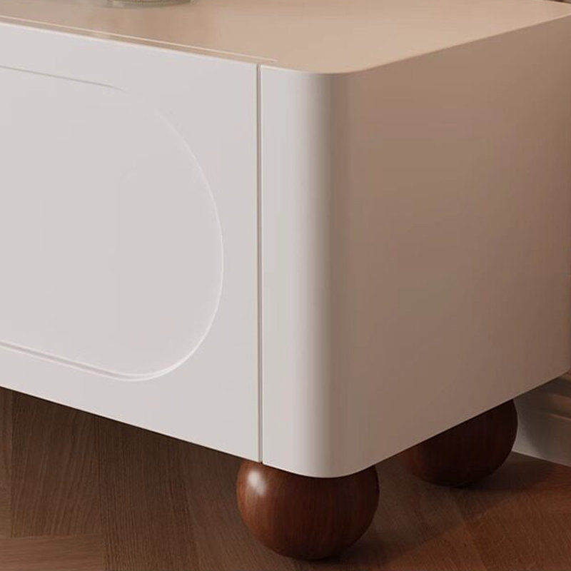 Meuble télé moderne en bois manufacturé beige, 70.87, Beige