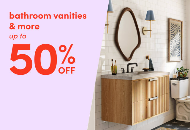bathroom vanities & more on deals