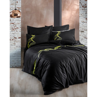 Sibilla No Pattern Duvet Cover Set with Pillowcases Included