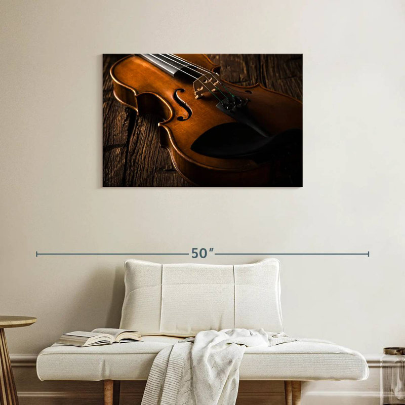 Abarca violon grain de bois, H 24 po x l 36 po