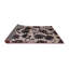 Tapis noir / beige à motif floral Lewis-1979446374