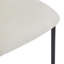 Upholstered  Dining Chairs With Metal Legs (Set Of 2),Beige