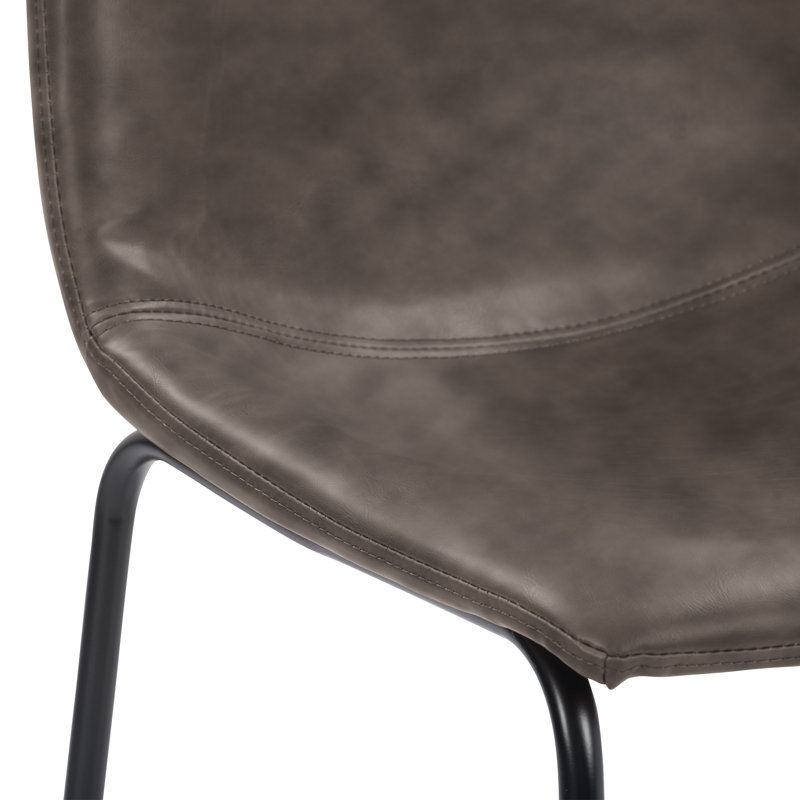 Tabouret de comptoir 25,5 po, Brun