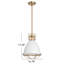 Luminaire suspendu simple Agripina-2101204155