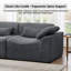 Ensemble de canapé modulaire surdimensionné en L 8 pièces Segal-1388921720
