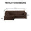 4 Seater Jumbo Cord Corner Sofa High Back Cushion including Foot Stool-1705694856-1677817544