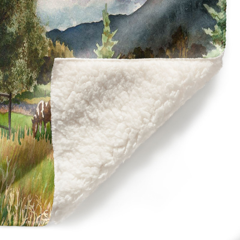  Couverture douce en sherpa, 68 po x 80 po