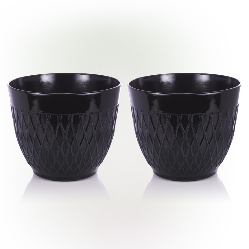 Shiye Pot Planter, Black